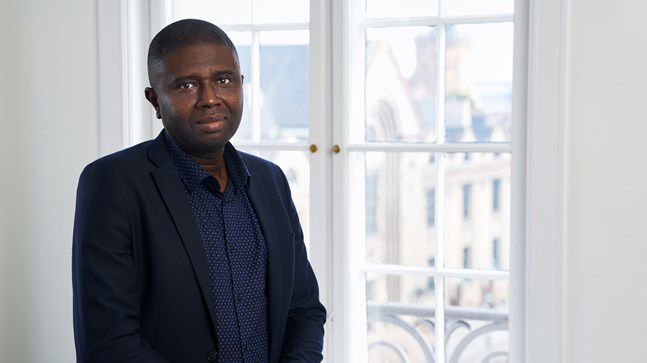 Portrait of teacher on Niels Brock Copenhagen Business College Samuel Agbesi