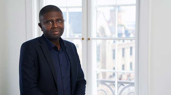 Portrait of teacher on Niels Brock Copenhagen Business College Samuel Agbesi