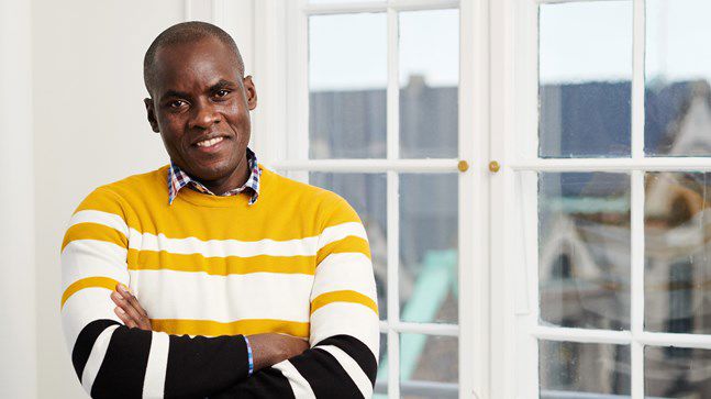 Portrait of teacher on Niels Brock Copenhagen Business College Josphat Omanga