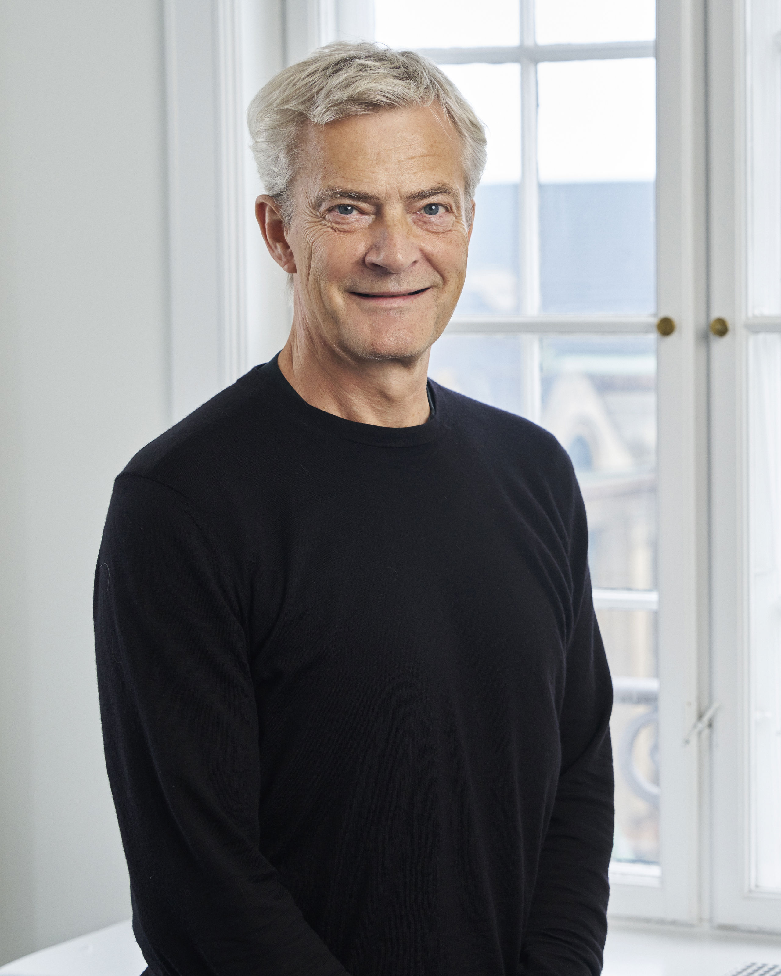 Portrait of teacher on Niels Brock Copenhagen Business College Finn overgaard