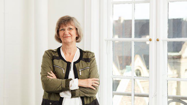 Portrait of teacher on Niels Brock Copenhagen Business College Ulla Kinnerup