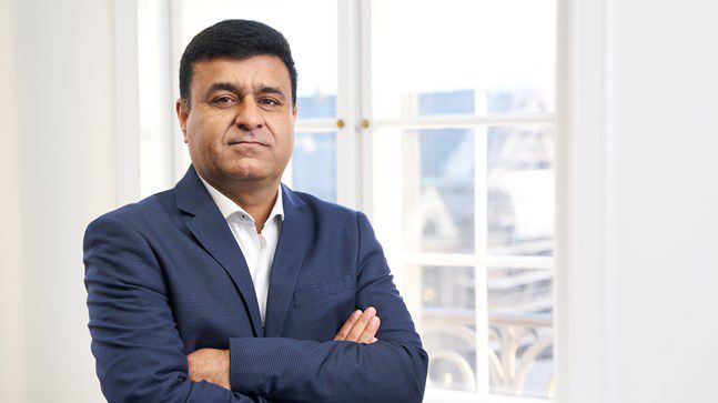 Portrait of teacher on Niels Brock Copenhagen Business College Ajmal Hussain