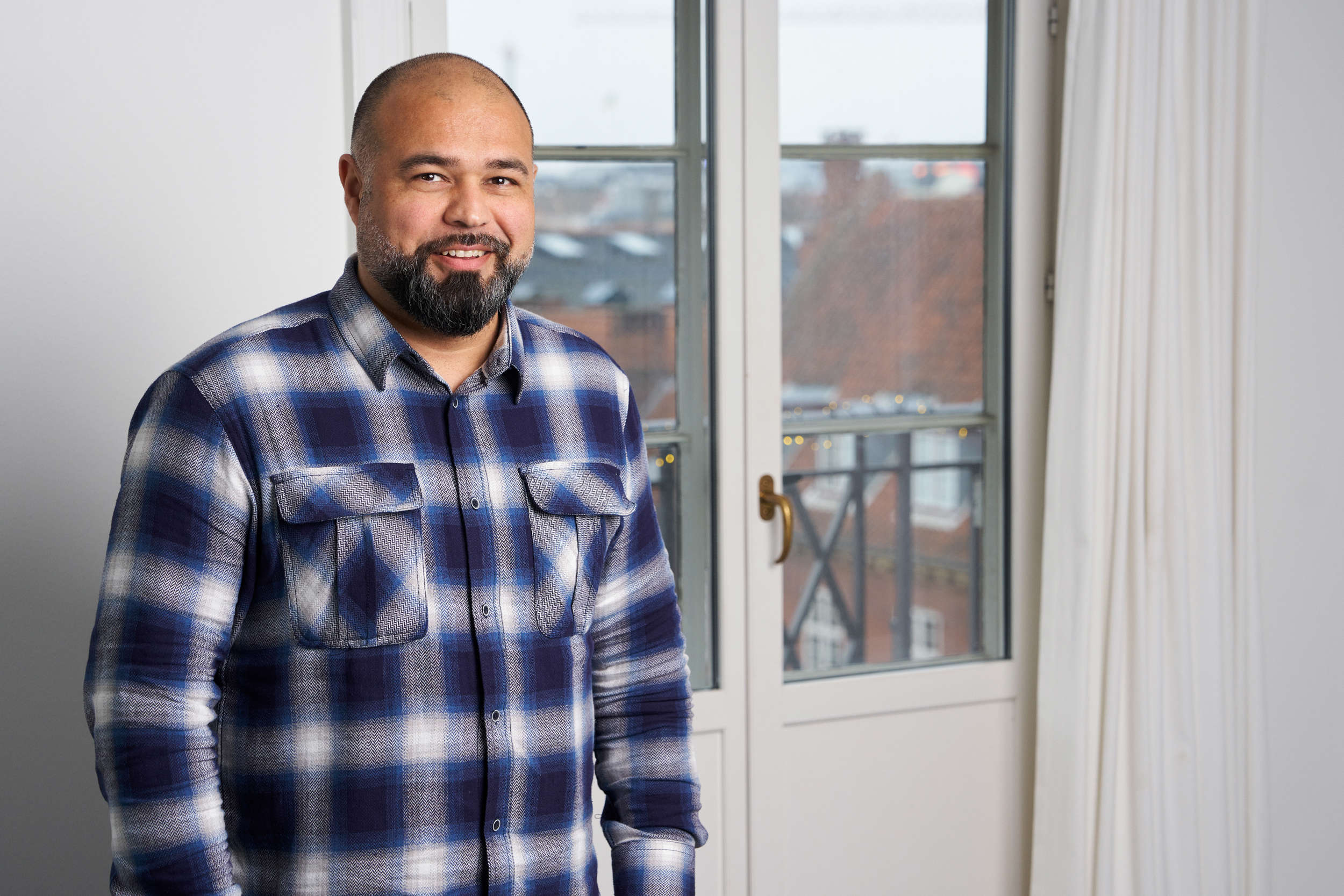 Portræt af medarbejder Mustafa Khalil Mahmood