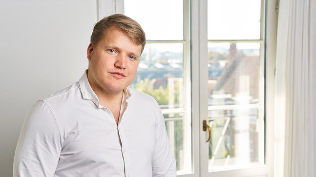 Portrait of teacher on Niels Brock Copenhagen Business College Sebastian Sørensen