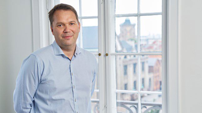 Portrait of teacher on Niels Brock Copenhagen Business College Morten Laustsen