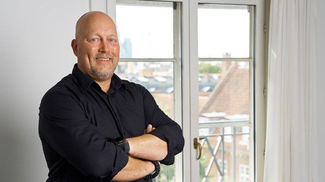 Portrait of teacher on Niels Brock Copenhagen Business College Søren Ellegaard