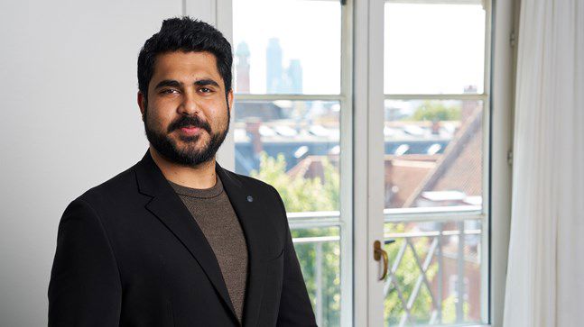 Portrait of teacher on Niels Brock Copenhagen Business College Muhammad Waleed