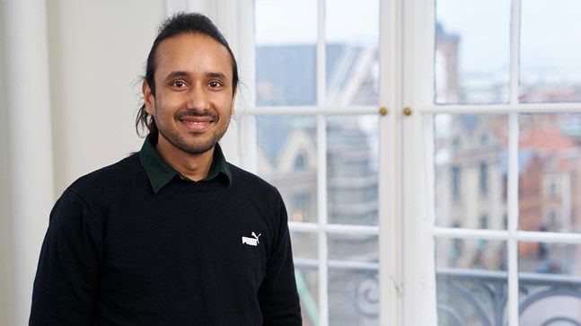 Portrait of teacher on Niels Brock Copenhagen Business College Phanindra Bhattarai