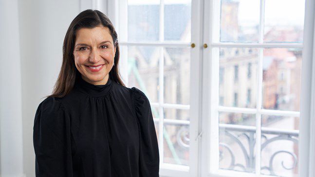 Portrait of teacher on Niels Brock Copenhagen Business College Birgitte Møller-Thorsøe