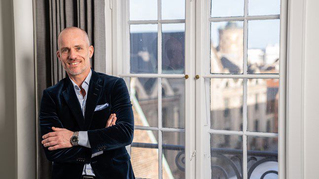 Portrait of teacher on Niels Brock Copenhagen Business College Casper Engmark