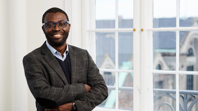 Portrait of teacher on Niels Brock Copenhagen Business College Kwabena Ofei