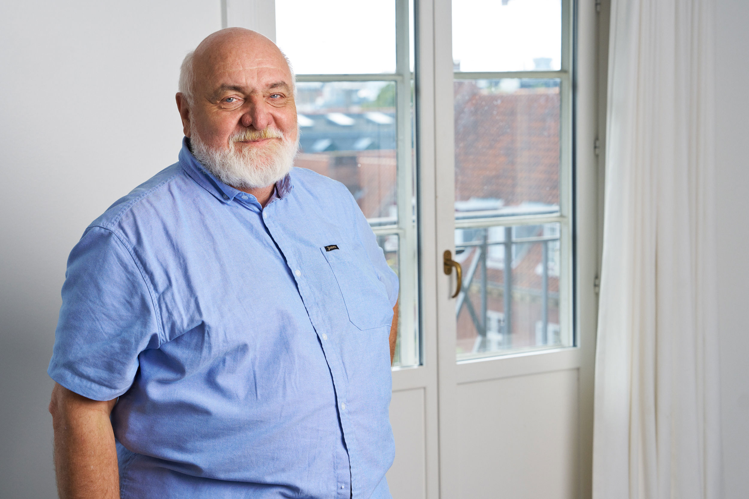 Portrait of teacher on Niels Brock Copenhagen Business College Anders Christian Hansen