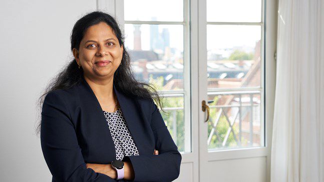 Portrait of teacher on Niels Brock Copenhagen Business College Pallavi Lall