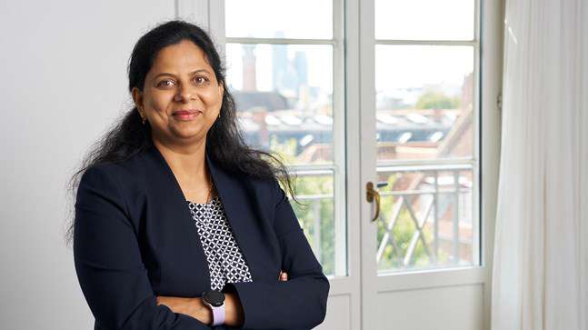Portrait of teacher on Niels Brock Copenhagen Business College Pallavi Lall
