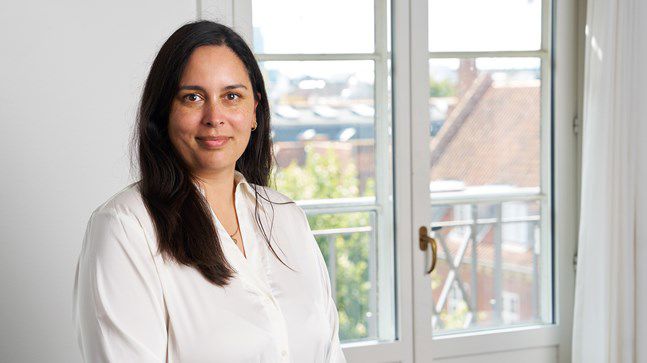 Portrait of teacher on Niels Brock Copenhagen Business College Nina Singh Gangoso