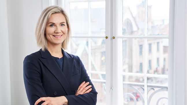 Portrait of teacher on Niels Brock Copenhagen Business College Heidi Friis Jakobsen