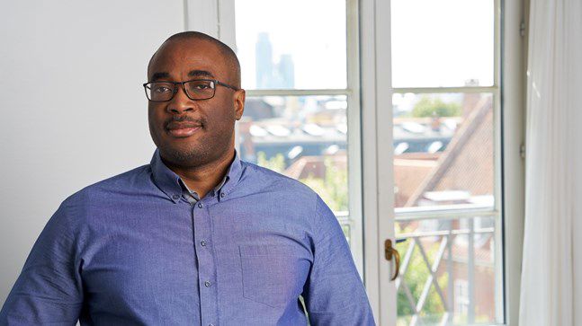 Portrait of teacher on Niels Brock Copenhagen Business College Idongesit Williams