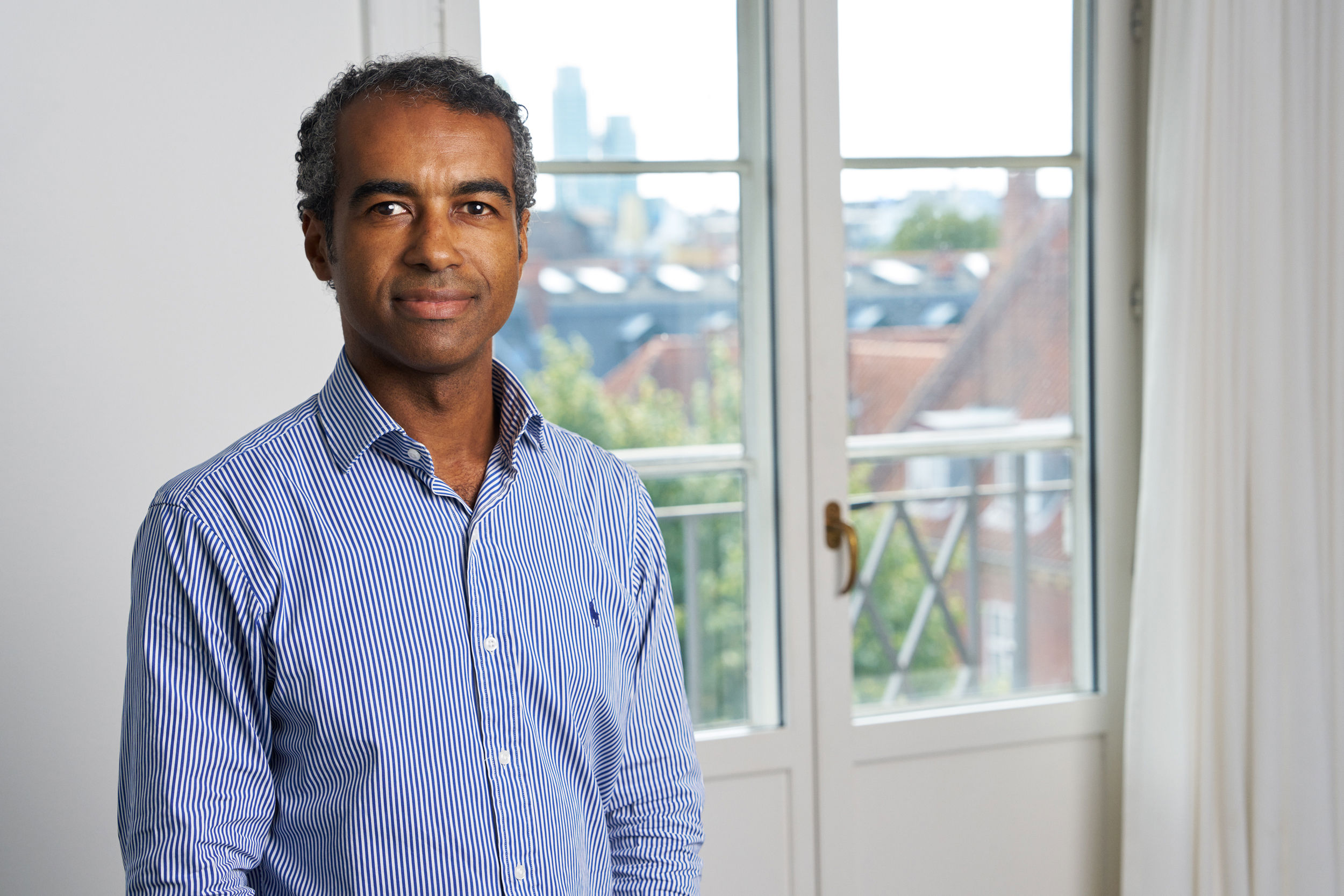 Portrait of teacher on Niels Brock Copenhagen Business College Alexandre Quinteiro