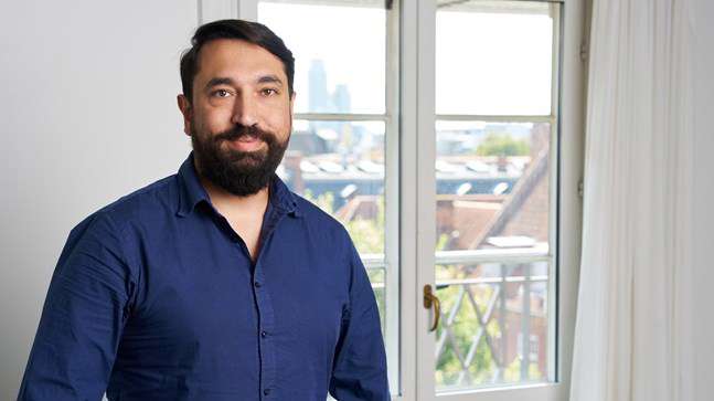 Portrait of teacher on Niels Brock Copenhagen Business College Mehmet Kalköseler