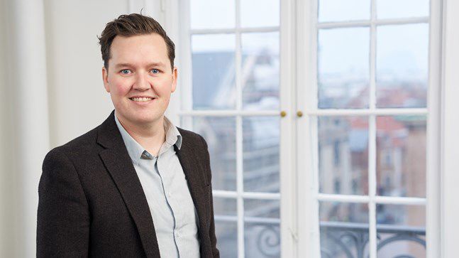 Portrait of teacher on Niels Brock Copenhagen Business College Rene Bøtker Pedersen