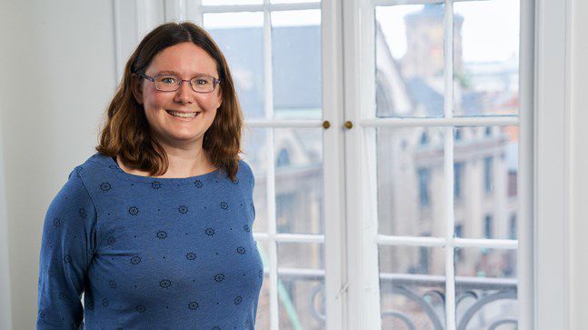 Portrait of teacher on Niels Brock Copenhagen Business College Sophie Hutcheon