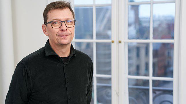 Portrait of teacher on Niels Brock Copenhagen Business College Janus Kloppenborg