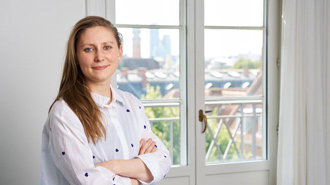 Portrait of teacher on Niels Brock Copenhagen Business College Lisa Heppert