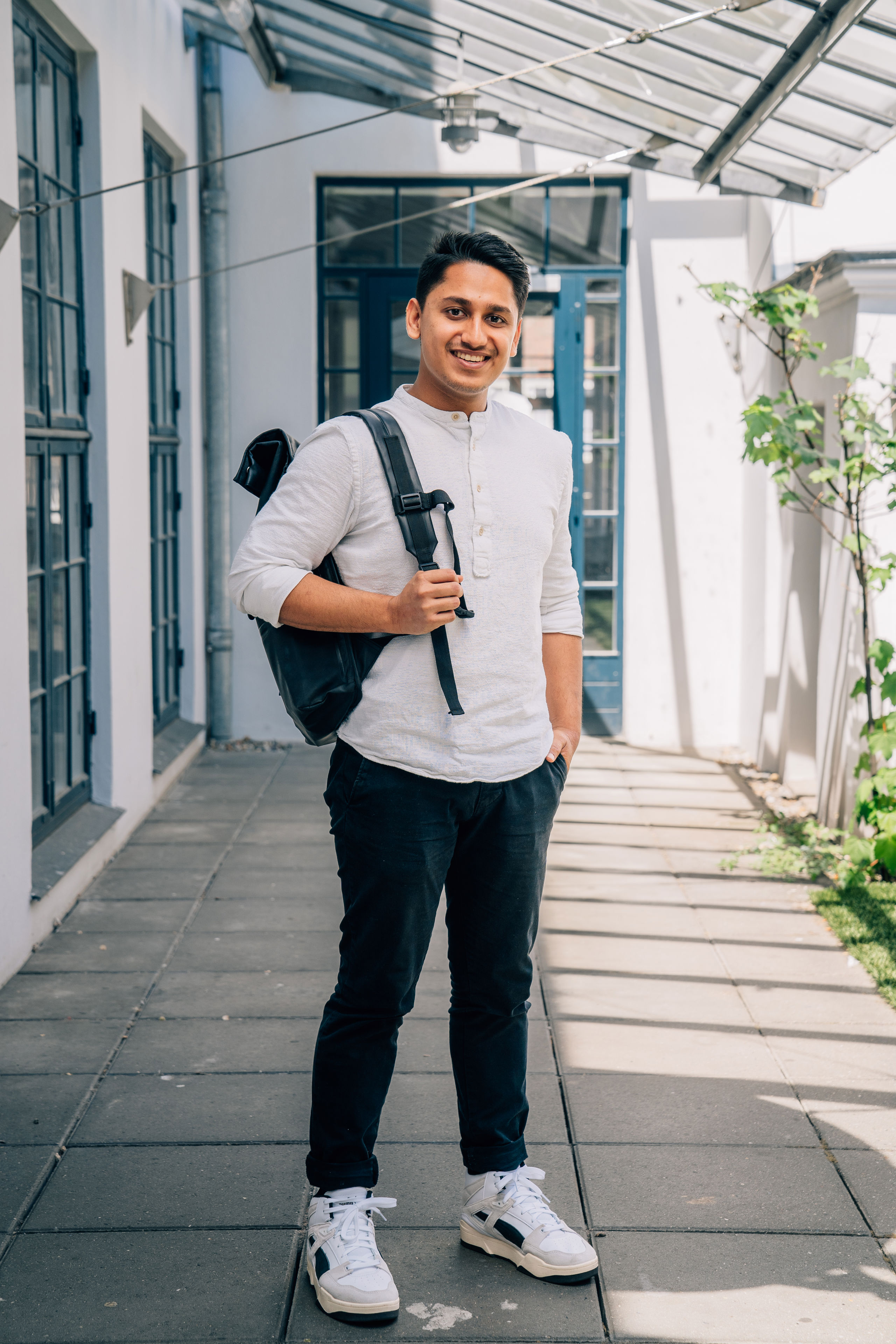 Portrait of a student from Niels Brock Copenhagen Business College